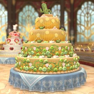 Cactuar Lemon Cake