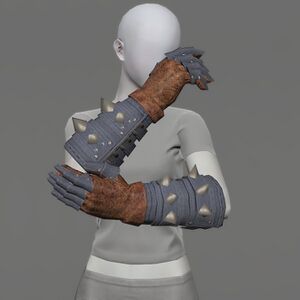 Spiked Armguards