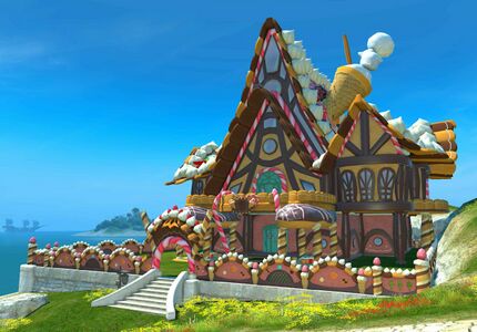 Gingerbread Mansion Walls