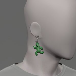 Cactuar Earring