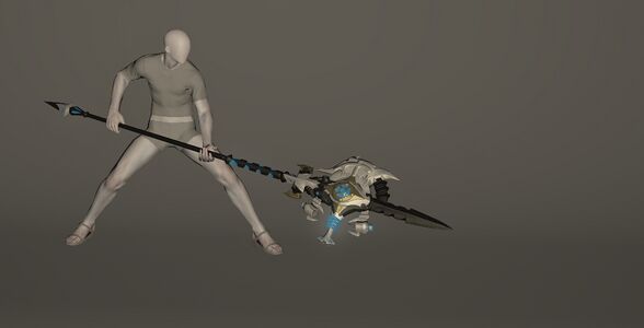 Augmented Lost Allagan Halberd