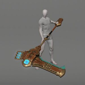 Augmented Bygone Brass Sickle