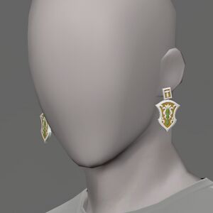 Lily and Serpent Earrings