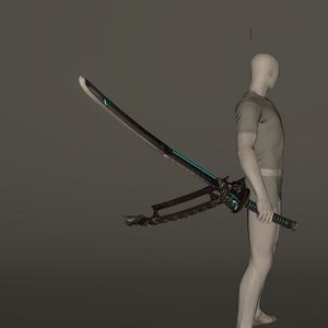 Augmented Scaevan Magitek Samurai Blade