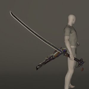 Moonward Samurai Blade