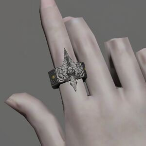 Silver Pack Wolf Ring