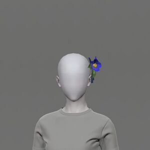 Blue Tea Flower Corsage