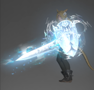 Holy Shield Ultima with Curtana Ultima