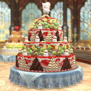 Moogle Berry Cake