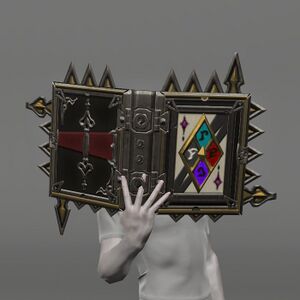 Weathered Book of Spades