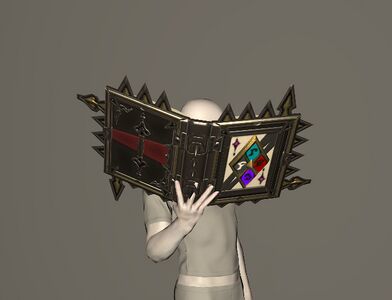 Weathered Book of Spades