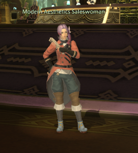 Modern Aesthetics Saleswoman