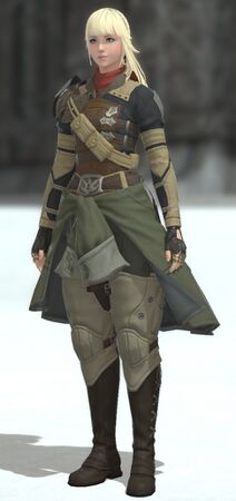 Outfit for cold weather in Endwalker