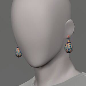 Vibrant Egg Earrings