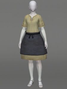 Stained Chef's Apron