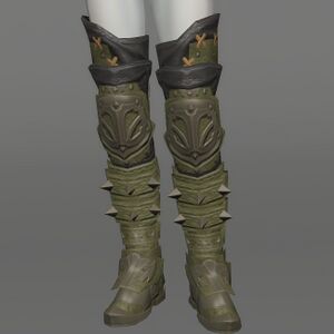 Aetherial Toadskin Leg Guards