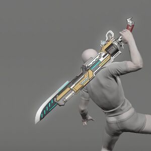 Augmented Scaevan Magitek Gunblade