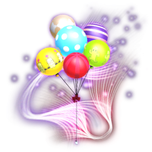 Set Of Ceruleum Balloons