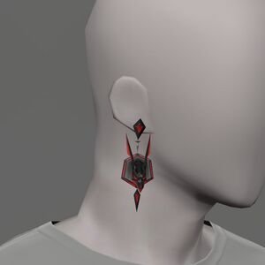 Lone Hellhound Earring