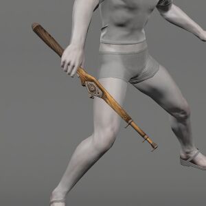 Weathered Fishing Rod