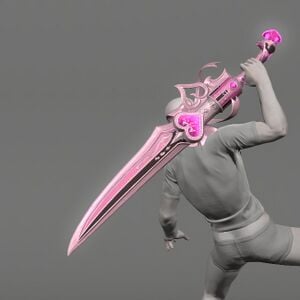 Courtly Lover's Gunblade