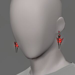 High Allagan Earrings of Casting