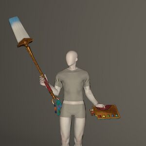 Augmented Ceremonial Flat Brush