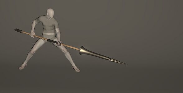 Aetherial Heavy Steel Spear