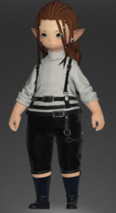 Belt-leather Attire (Cropped Slops)