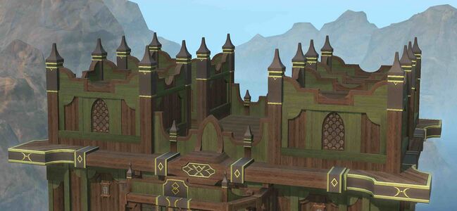 Oasis Mansion Roof (Wood)