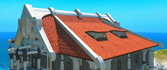 Riviera Mansion Roof (Wood)