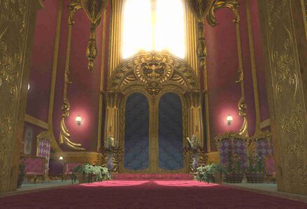 The lift door on another floor