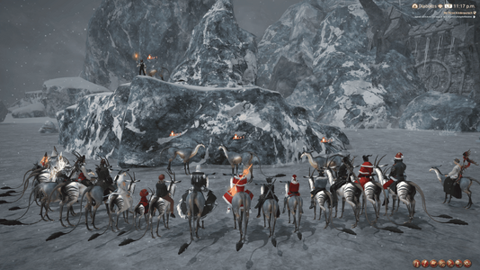 A group send off before maintenance