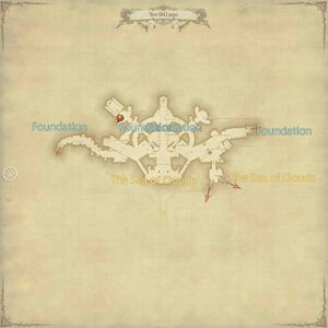 Entrance to the location in The Pillars