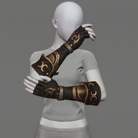 Lunar Envoy's Fingerless Gloves of Maiming - Final Fantasy XIV Online ...