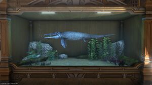 A Basilosaurus in a Tier 4 Aquarium.