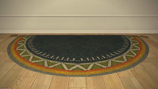 Cabin Half-moon Rug