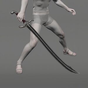 Ruthenium Scimitar