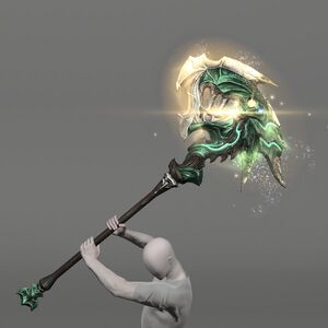 Smaragdine Battleaxe