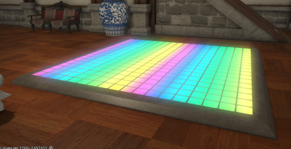 Rainbow Hopping Rug