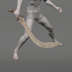 Blunt Goblin Scimitar