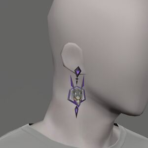 Lone Faehound Earring