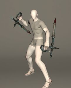 Augmented Scaevan Magitek Tonfa