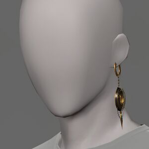 Dark Horse Champion's Earring of Fending