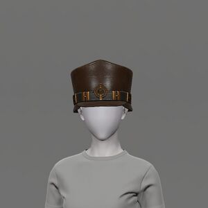 Augmented Bygone Brass Cap of Fending