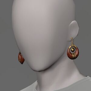 Ironwood Earrings of Crafting