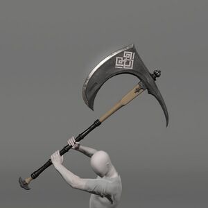 Ruthenium War Axe