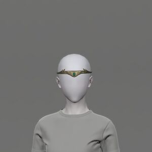 Brass Circlet (Malachite)
