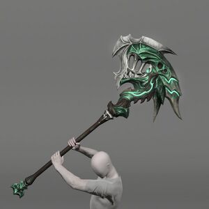 Emerald Battleaxe