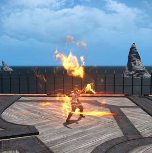 Wreath of Fire's unique visual effect.